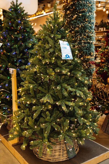 Freiburg Pine Nostalgic 6ft Pre-Lit Artificial Christmas Tree
