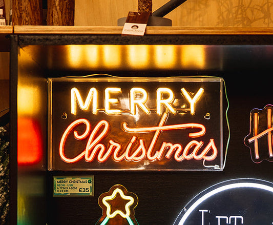 LED neon usb plastic merry christmas steady indoor