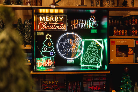 LED neon usb plastic merry christmas steady indoor