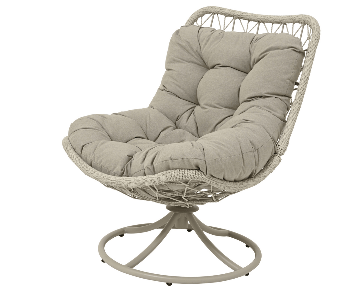 Medell Swivel Chair Light Grey