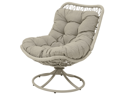 Medell Swivel Chair Light Grey