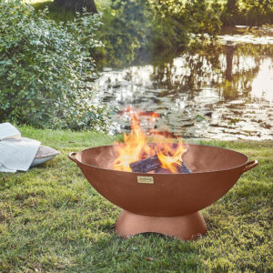 Outdoor Artisan Fire Bowl in Cast Iron